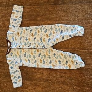 Little Me Puppy Dog Footed Coveralls, Size 9 Months